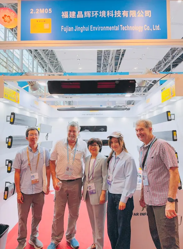 Customers visiting JHCOOL booth